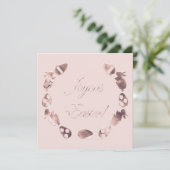 喜びイースターバニーエッグソフトピンクイースター シーズンカード (スタンド正面)