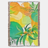 喜びオーガニックの流れ スローブランケット (正面縦)