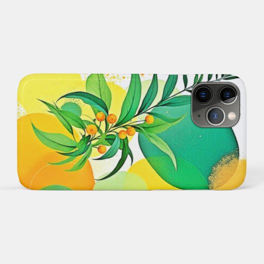 喜びオーガニックの流れ Case-Mate iPhoneケース (裏面(横))