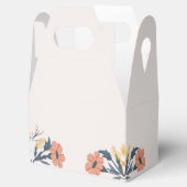 喜びカラフル春花結婚式の引き出物箱 フェイバーボックス (オープン)