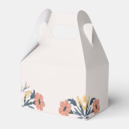 喜びカラフル春花結婚式の引き出物箱 フェイバーボックス