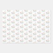 喜びガーデンバードラッピング紙フラットシート ラッピングペーパーシート (正面2)