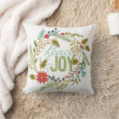 喜びクリスマスホリディピロー クッション (ブランケット)