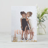 喜びバラ金ゴールドクリスマスカード シーズンカード (スタンド正面)