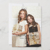 喜びバラ金ゴールドクリスマスカード シーズンカード (裏面)