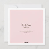 喜びメリーと明るい水の色クリスマス写真 シーズンカード (裏面)