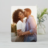 喜びモダンのバラ金ゴールドクリスマス写真 箔シーズンカード (立ち正面)