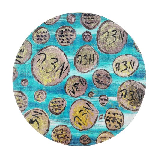 喜びモダンのマッツァ カッティングボード (正面)