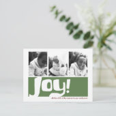 喜び及び平和休日3の写真のトリプティク シーズンポストカード (スタンド正面)