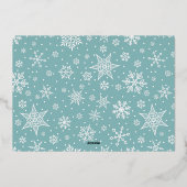 喜び平和の愛 |横向き写真 箔シーズンカード (裏面)