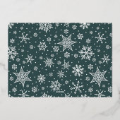 喜び平和の愛 |横向き写真 箔シーズンカード (裏面)