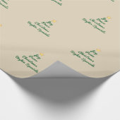 喜び平和クリスマスの包装紙 ラッピングペーパー (角)