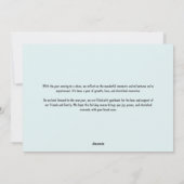 喜び愛と平和の三つの写真ホリデーカード シーズンカード (裏面)