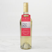 喜び愛と感謝の雪天使 ボトルネックタグ (ボトル)