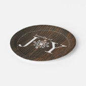 喜び木刺激を受けたな冬のベビーシャワーの束 ペーパープレート (アングル)