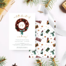 喜び素朴の小さなバンドル赤ちゃんシャワーinvitati