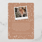 喜び装飾花クリスマス飾エレガントり 箔シーズンカード (裏面)