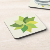 喜び顔葉の コースター (左側)