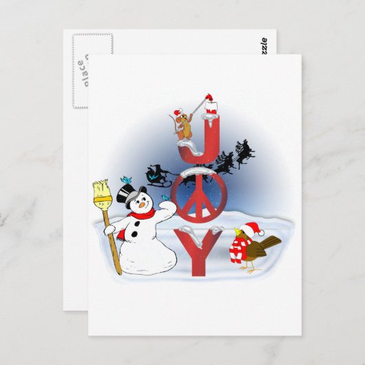 喜び2 ポストカード (正面/裏面)