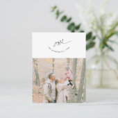 喜び,あいさつ,家族の写真,笑顔のスクリプト ポストカード (スタンド正面)