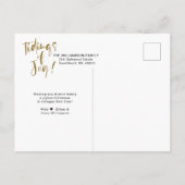 喜び|の多数の写真のコラージュのクリスマスのTiding インビテーションポストカード (裏面)