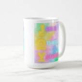 喜び、イエス、その他、あなた コーヒーマグカップ (正面右)