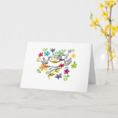 喜び! カード (黄色い花)