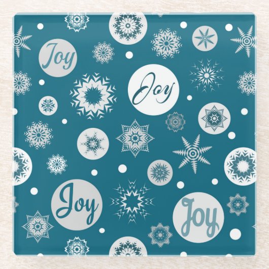 喜び ガラスコースター (正面)