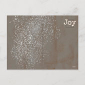 喜び！キャンドルのトリオ　ウォーターカラー　スパークル シーズンポストカード (裏面)