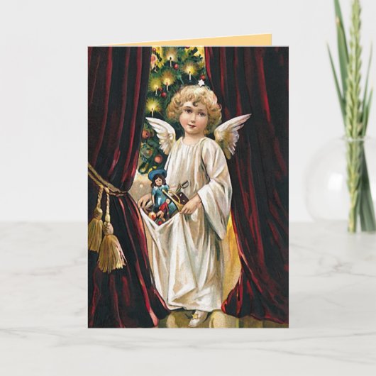 喜び-クリスマスの挨拶状の十分の腕 シーズンカード (正面)