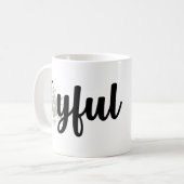 喜び コーヒーマグカップ (正面左)