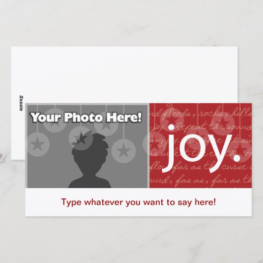 「喜び」 シーズンカード (正面/裏面)