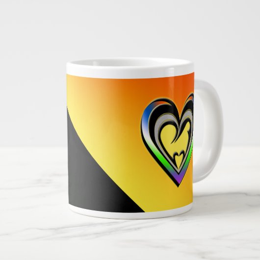 喜び ジャンボコーヒーマグカップ (正面右)