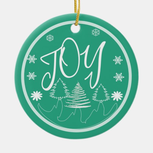 喜び セラミックオーナメント (正面)