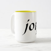 喜び ツートーンマグカップ (正面左)