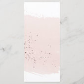 喜び |バラ金ゴールドクリスマスディナーカード メニュー (裏面)