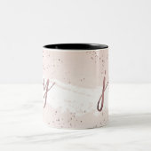 喜び |バラ金ゴールドクリスマス ツートーンマグカップ (中央)