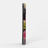 喜び、ピンクの緑の無煙炭ファンタジーフラワーフラクタル Case-Mate iPhoneケース (裏面/右)