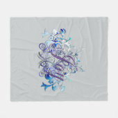 喜び フリースブランケット (正面(横))