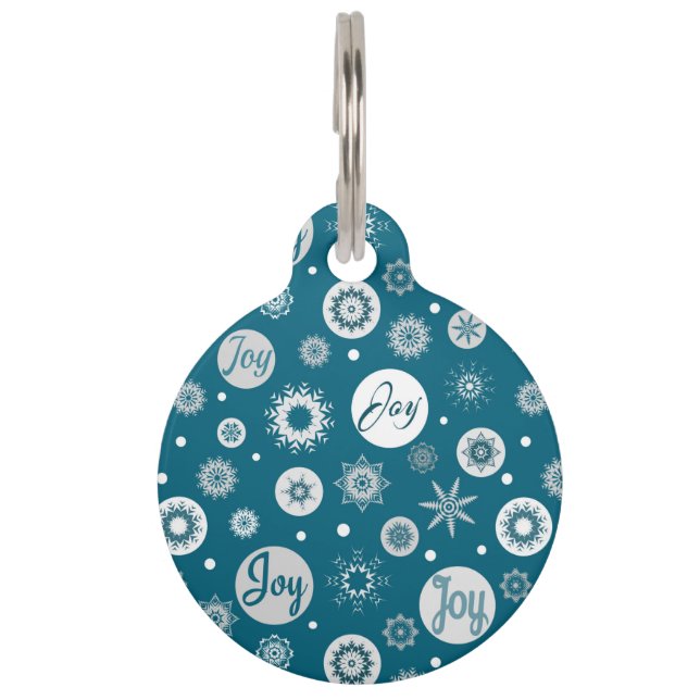 喜び ペット　ネームタグ (正面)