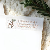 喜び |ホワイト樺の木バークウッドグレインユーカリプトゥスシカ ラベル