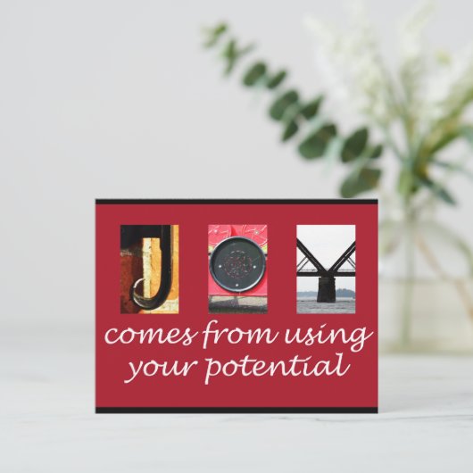 喜び ポストカード (スタンド正面)