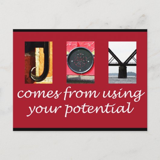 喜び ポストカード (正面)