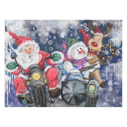 喜び – メリークリスマス テーブルクロス (正面(横))