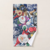 喜び – メリークリスマス バスタオルセット (ハンドタオル)