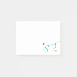 喜び、休日のヒイラギの果実 ポストイット