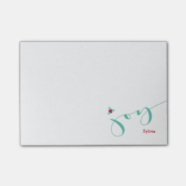 喜び、休日のヒイラギの果実 ポストイット