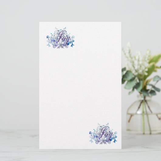 喜び 便箋 (スタンド正面)