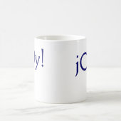 喜び! 、喜び! 、2007www.mark-easton-art.com コーヒーマグカップ (中央)