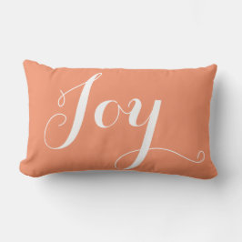 「喜び」「希望」クリスマスと新年のサンゴ ランバークッション